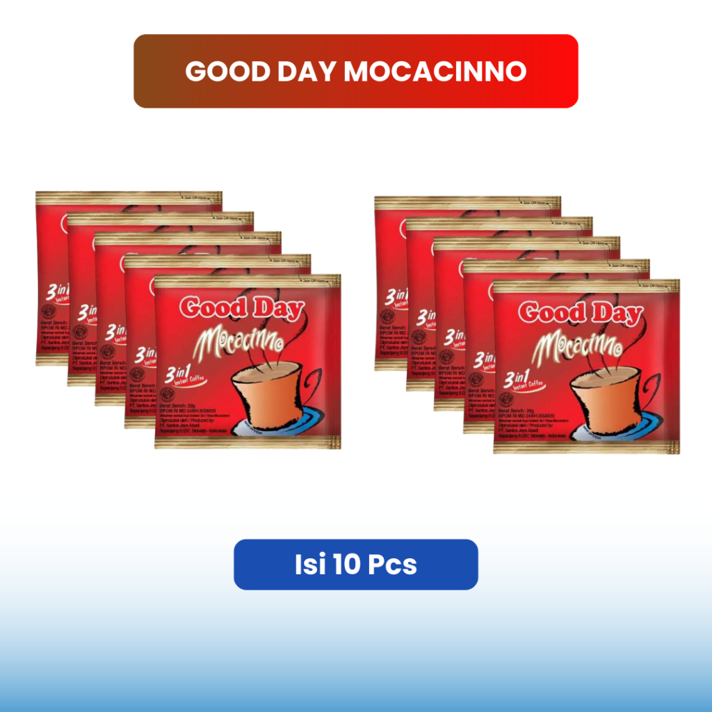 

Jual Good Day Mocacinno Paket 10 Pcs / 1 Renceng