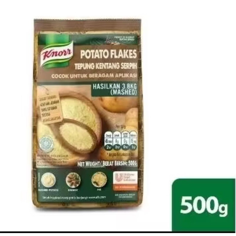 

KNOOR POTATO FLAKES 500 gram / TEPUNG KENTANG SERPIH