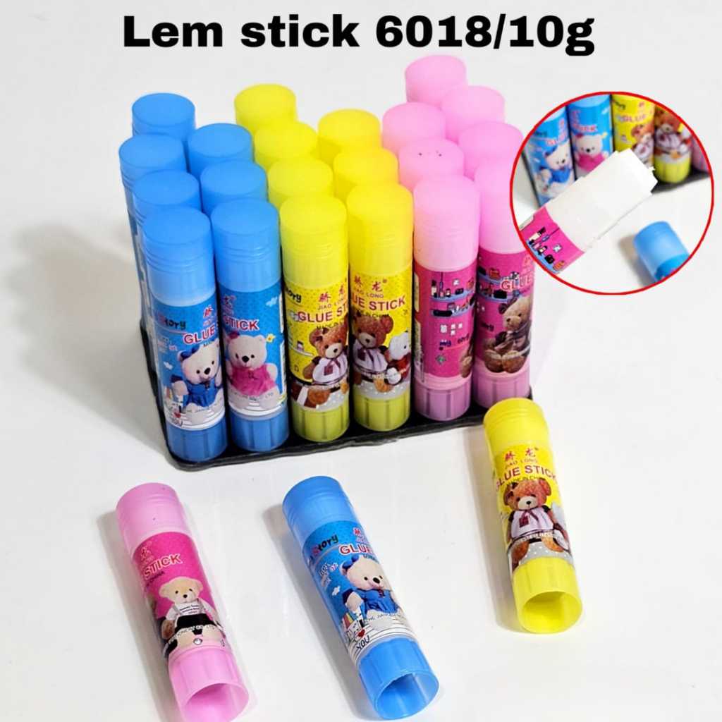 

ATH SOS Lem Stick Fancy Kecil 10G (24pcs) /Lem Stik/Glue/Perekat