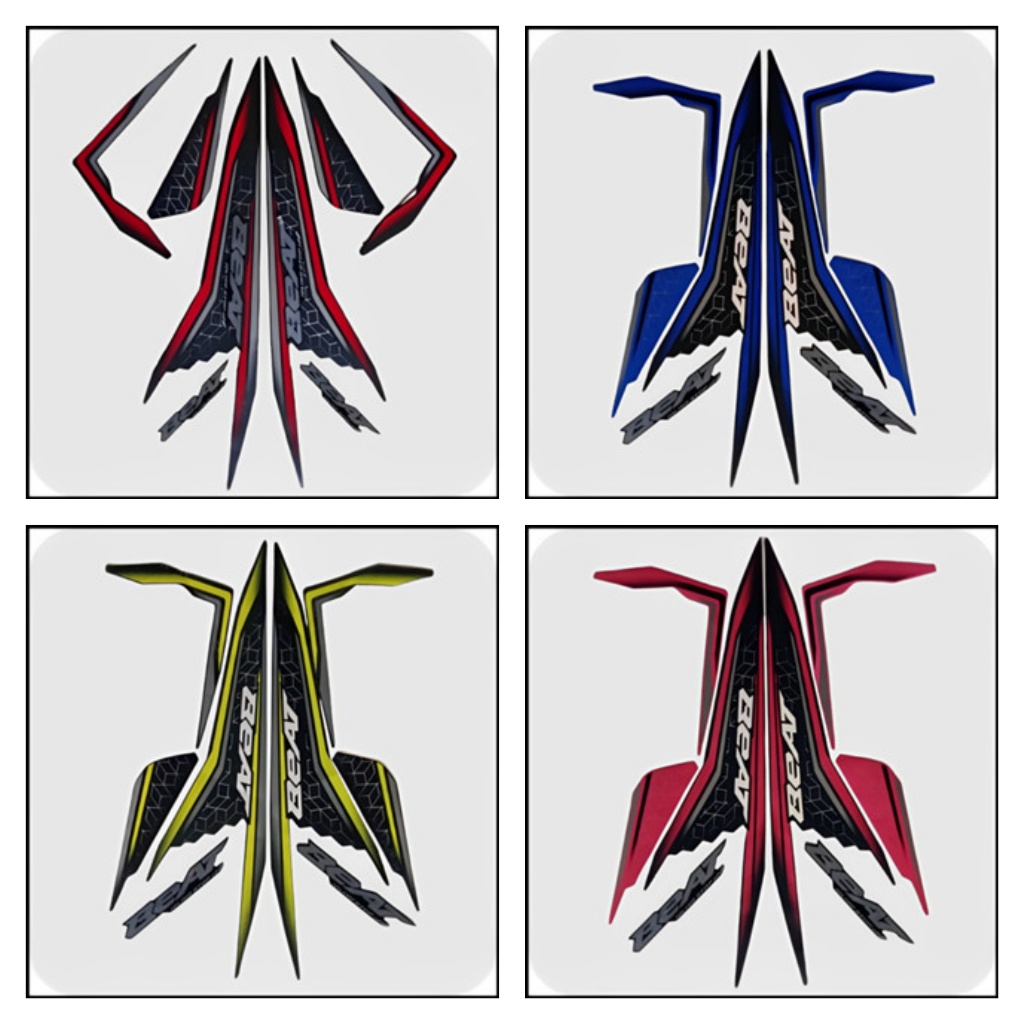 STIKER STRIPING LIS BODY MOTOR BEAT ISS ESP 2020 LES MOTOR BEAT ISS ESP 2020