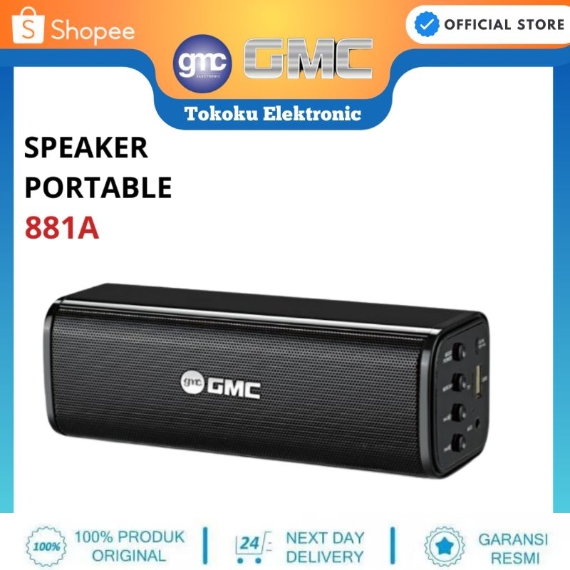Speaker Bluetooth Portable GMC 881A speaker bluetooth music box suara mantap