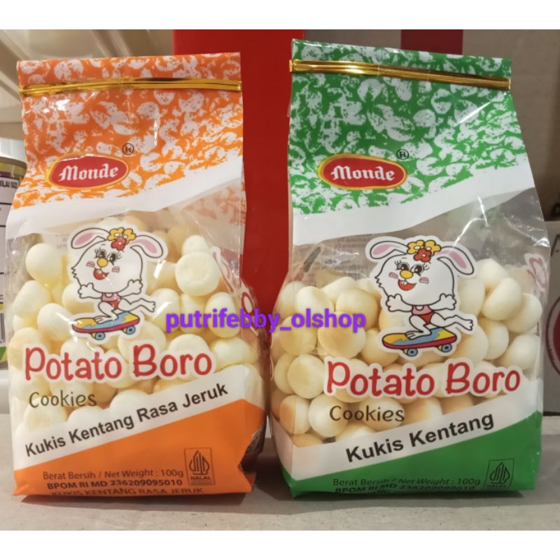 PAKET Monde Potato Boro Cookies 100g