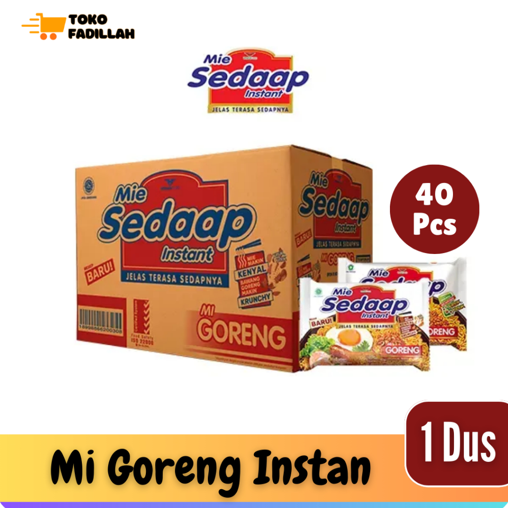 

Sedaap Mie Goreng Instan 90gr x 40 pcs (1 Dus) Mi Sedap Goreng