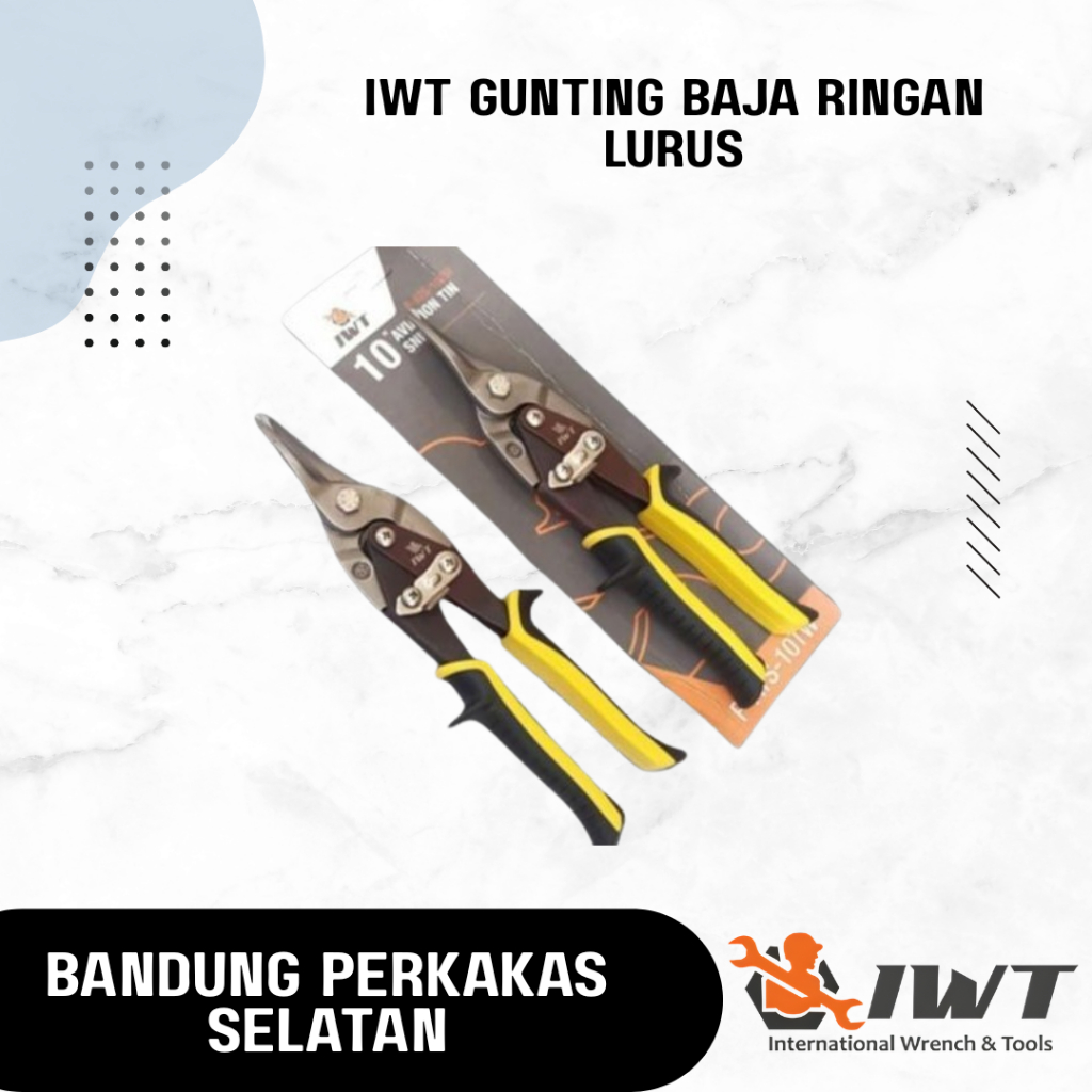 IWT Gunting Baja Ringan Lurus - Aviation Snips Hollow Seng
