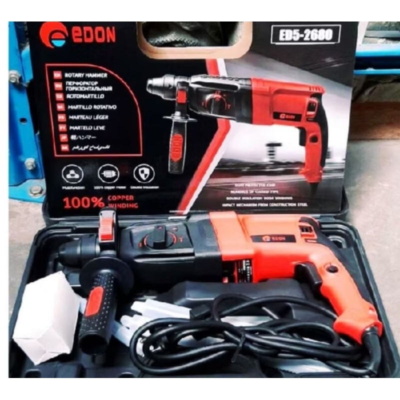 Edon ED5-2680 Rotary Hammer Drill - Mesin Bor ED5-2680