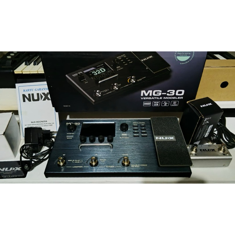 Effect Gitar/Bass NUX MG-30 bekas