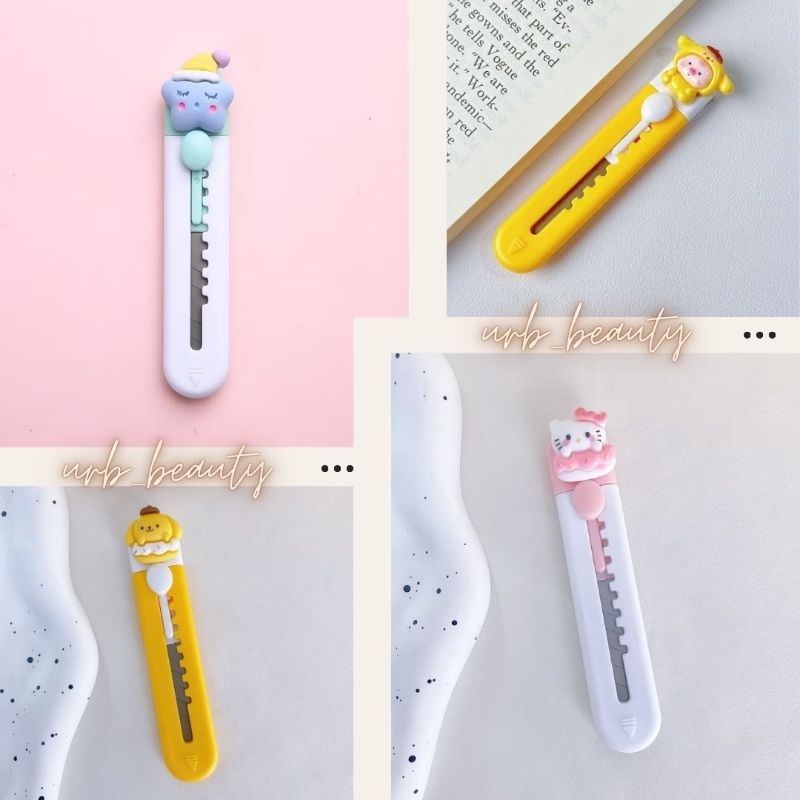 

urb- Cutter Mini Karakter Bintang Hello Kitty Pompom Portable