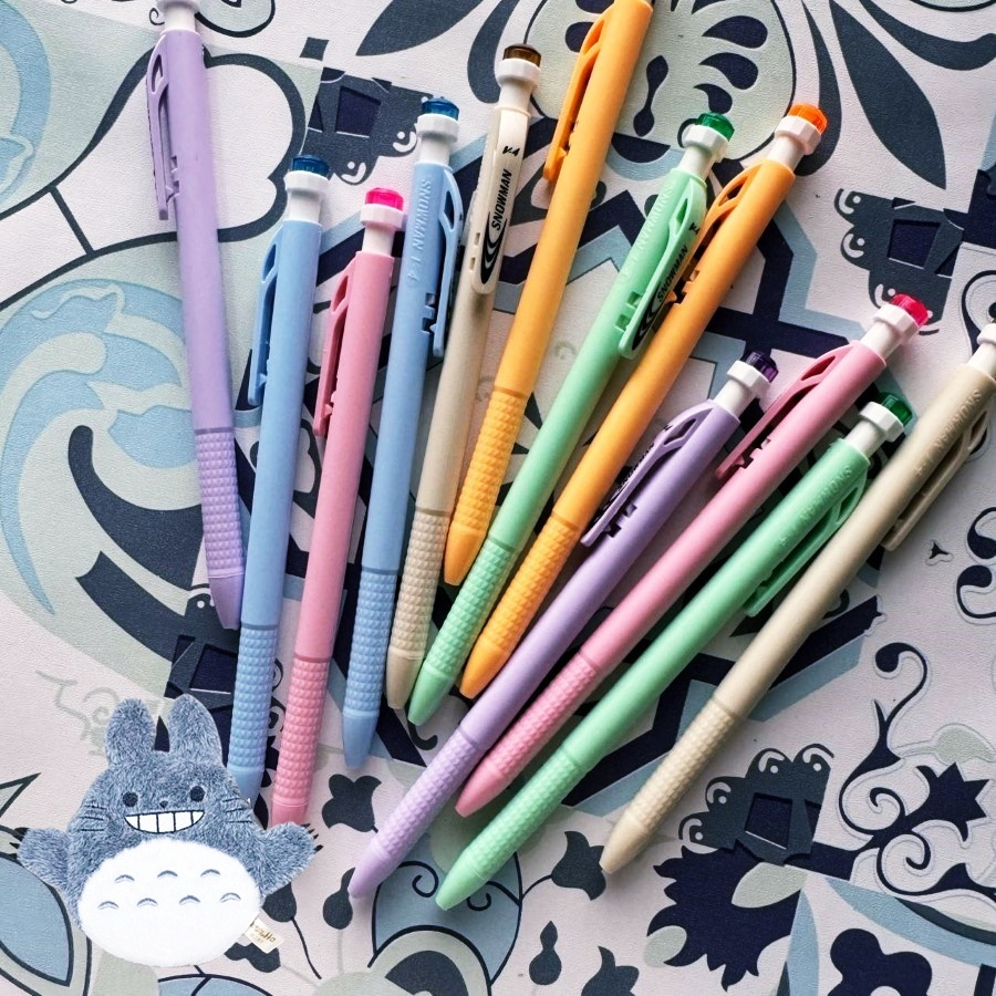 

[1 PCS] SNOWMAN BALLPOINT V-4 HITAM BIRU