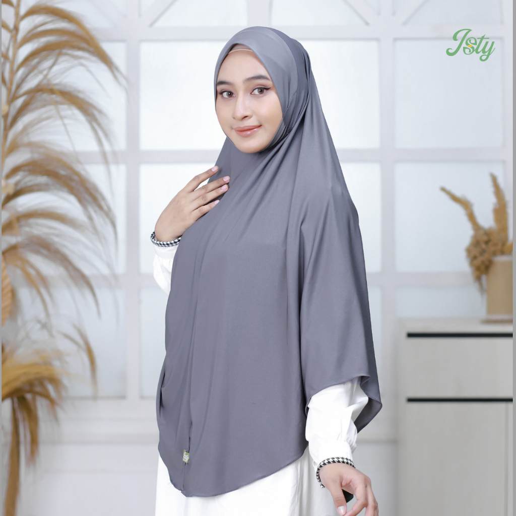 ISTY Hijab Official-Qinara Bergo Dagu Malaysia Jumbo Jersey Premium/Bergo Dagu Malaysia Soft Pet Jum