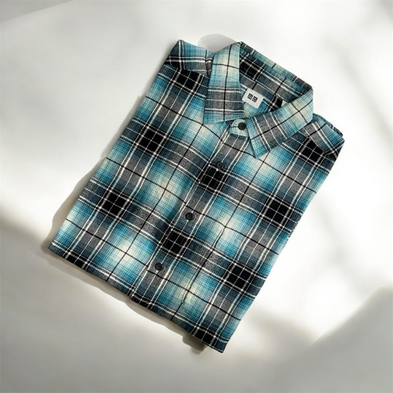 UNIQLO Flanel Veterano Tosca Single Pocket Original Preloved