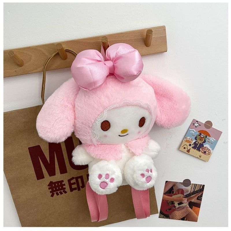 RANSEL BONEKA MY MELODY / RANSEL ANAK MELODY / TAS BONEKA