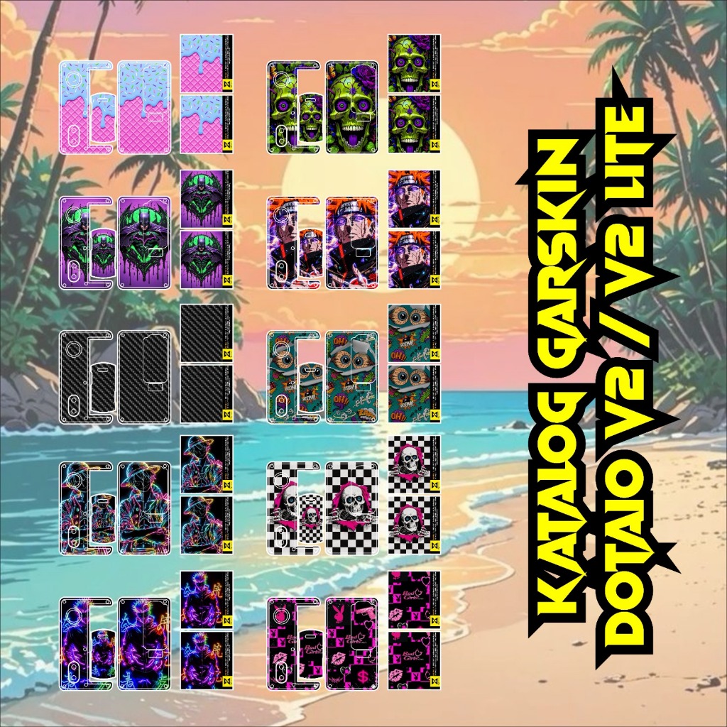 

Sticker Garskin VINYL Anti Luntur Bahan Premium SUDAH DILAMINASI