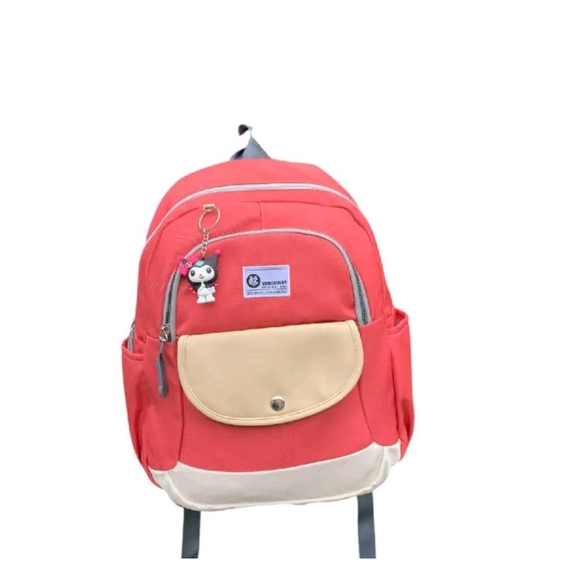 Tas Ransel Sekolah Dan Remaja Wanita Kanvas Distro/Tas Gendong/Tas Punggung Kanvas Termuran