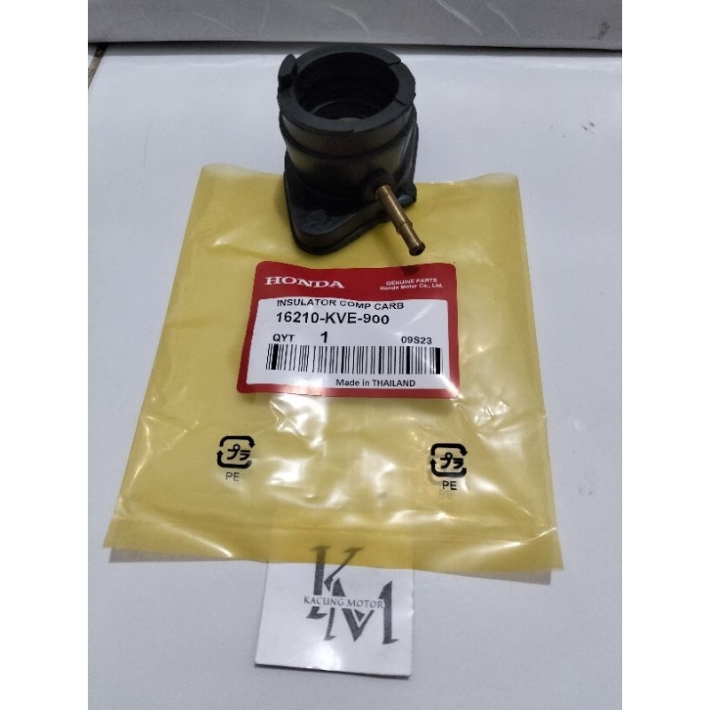 MANIPUL INTAKE MANIPUL KARBURATOR NEW MEGA PRO MONOSHOCK 16210-KVE-900 ORI THAILAND