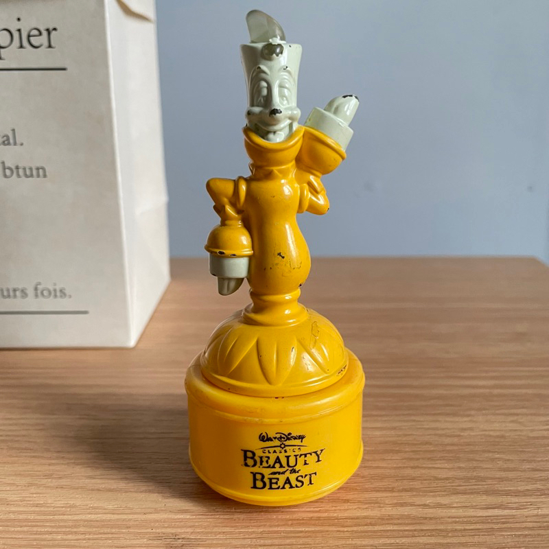 Princess Belle Beauty and The Beast Lampu Disney Happy Meal Mcd Vintage Figure