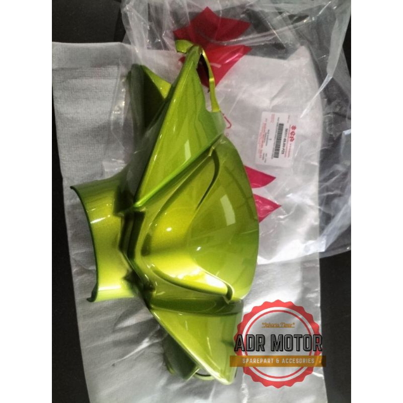 cover batok depan atas suzuki nex lama nex karbu nex fi pertama warna hijau ijo original sgp