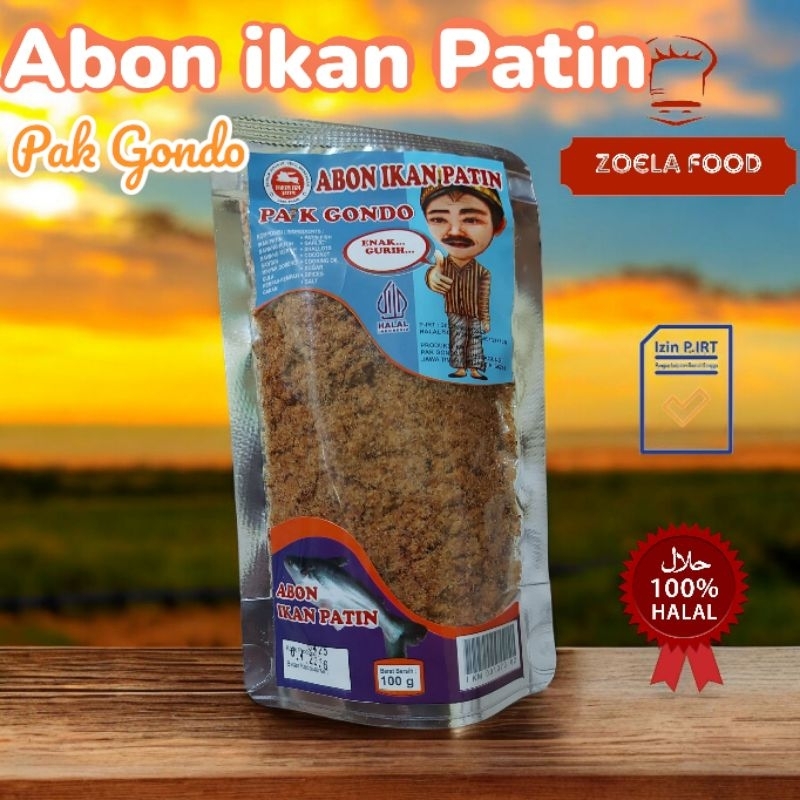 

Abon ikan Patin 100gr Pak GONDO