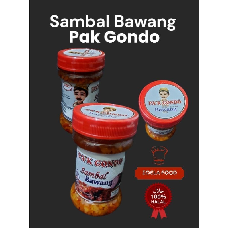 

Sambal Bawang 150gr Pak GONDO