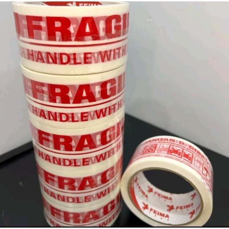 

Lakban Fragile 48 x 100 Yard / Selotip Fragile (6pcs)