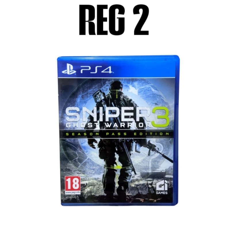 New/Baru Kaset Bluray Disc BD Ps4 Sniper Ghost Warrior 3