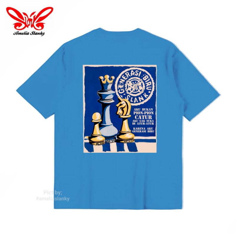 Kaos Slank Genbi - Tshirt Slank - Kaos Slank Original -  Kaos Distro Slank Unisex - Baju Slank