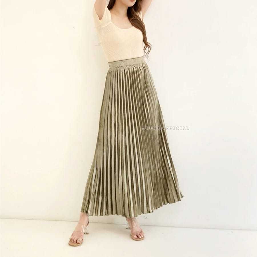 ROK PLISKET BLUDRU VELVET PREMIUM / BISA COD ROK PLISKET BLUDRU Rok Plisket Bludru / Rok Bludru Prem