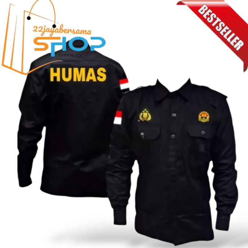 Kemeja Humas | baju seragam humas full bordir