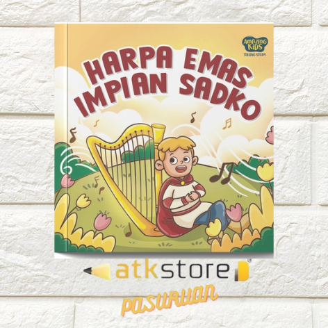 Buku Cerita Anak Full Warna / Full Colour  – " Harpa Emas Impian Sadko "