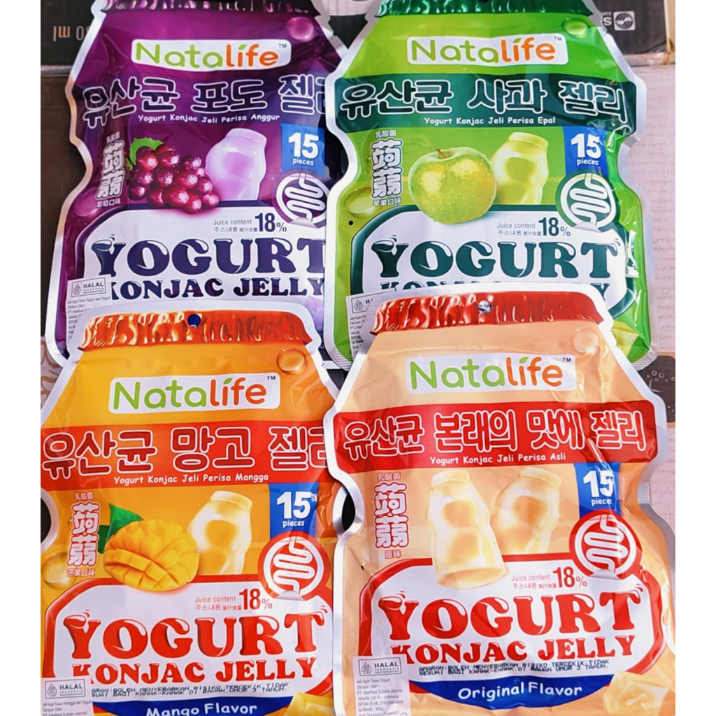 

Natalife Yogurt Konjac Jelly Impor Malaysia15 PCS 300gram