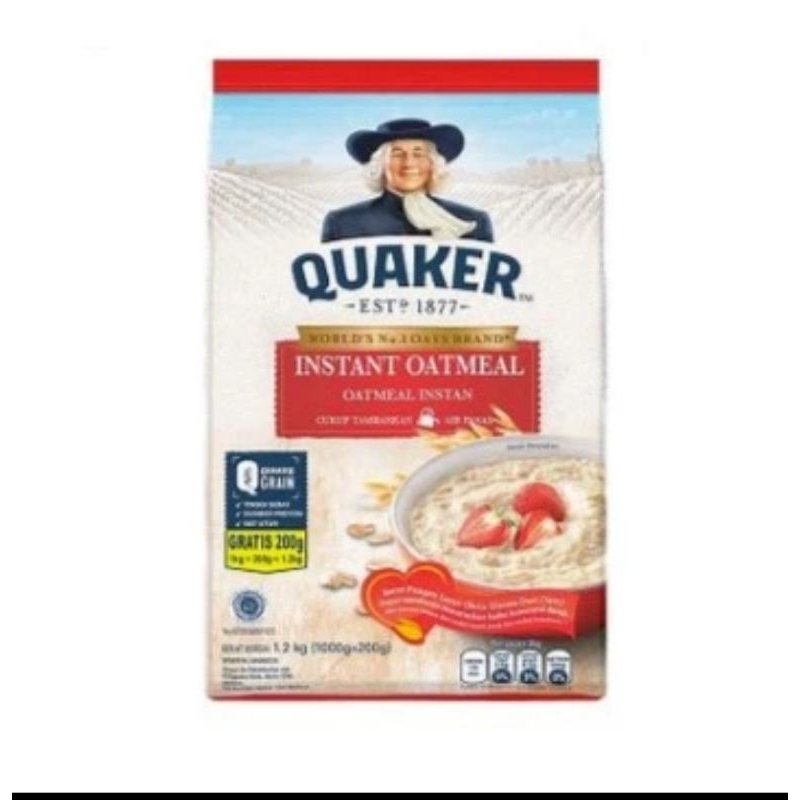 

Ouaker oat instant 1.2kg