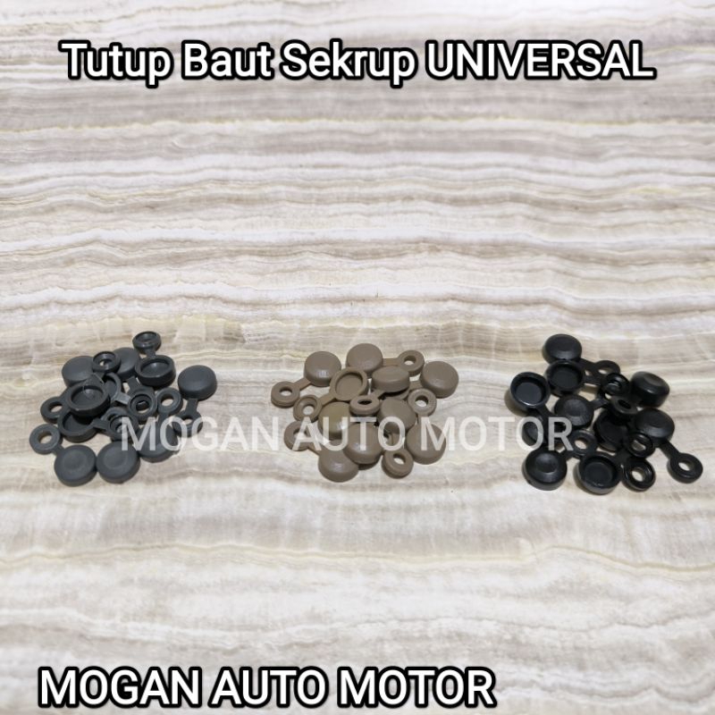 Tutup Baut Sekrup Cover Cap Baut Bahan Plastik Variasi Mobil UNIVERSAL | TERSEDIA HARGA GROSIRAN MUR