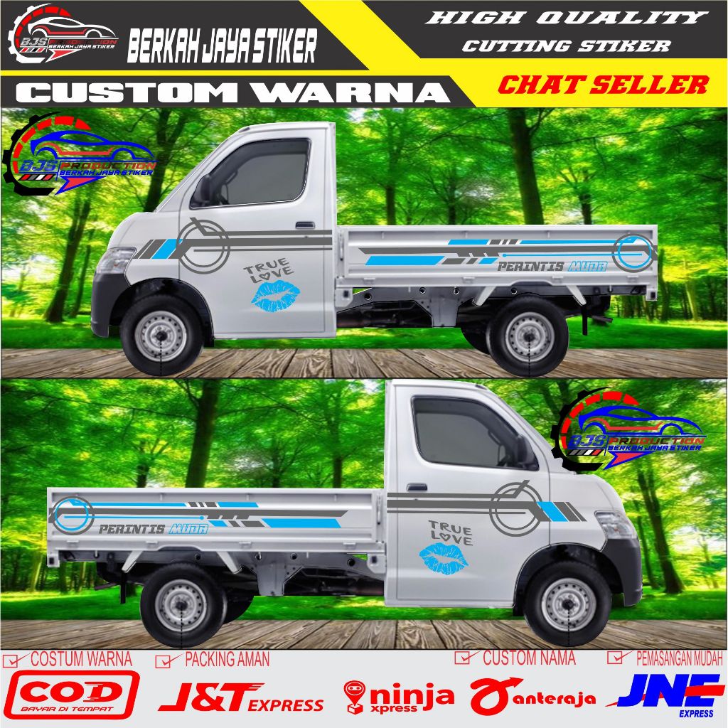 [PROMO]Stiker mobil pickup granmax stiker sticker mobil pick up daihatsu grand max
