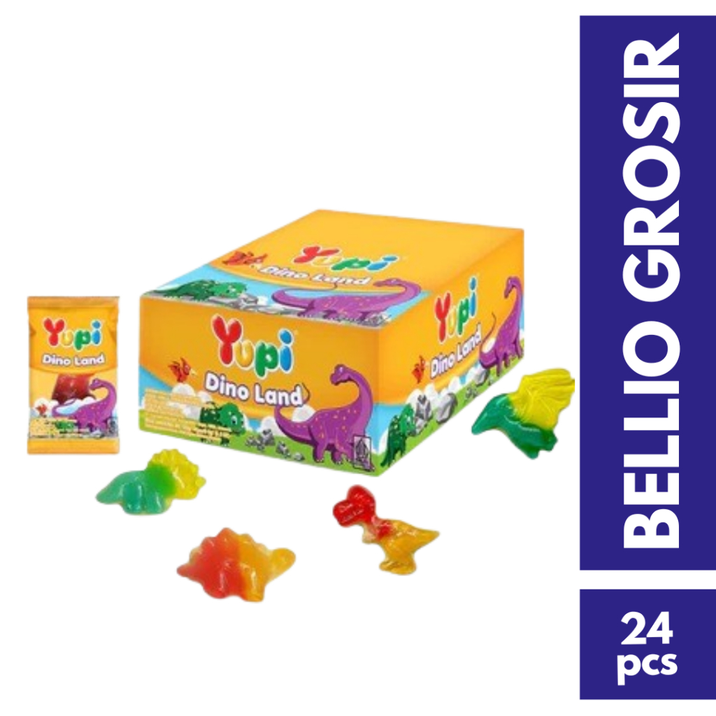 

Yupi Dino Land 1 Pak Box Dus 24 Pcs