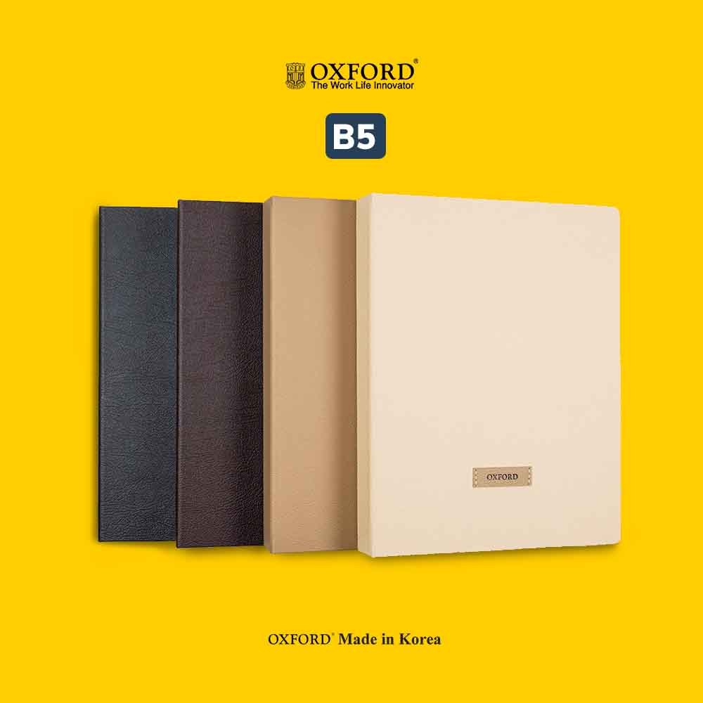 

Oxford Binder Buku Agenda Cover Kulit B5 - Binder Polos Premium 26 Ring Ukuran B5