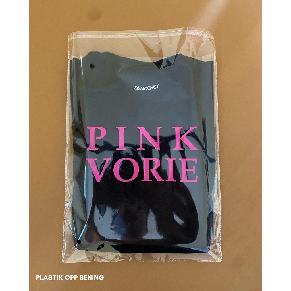 Packaging Custom / Plastik OPP Bening / Plastik Packing / Plastik Baju / Free Design
