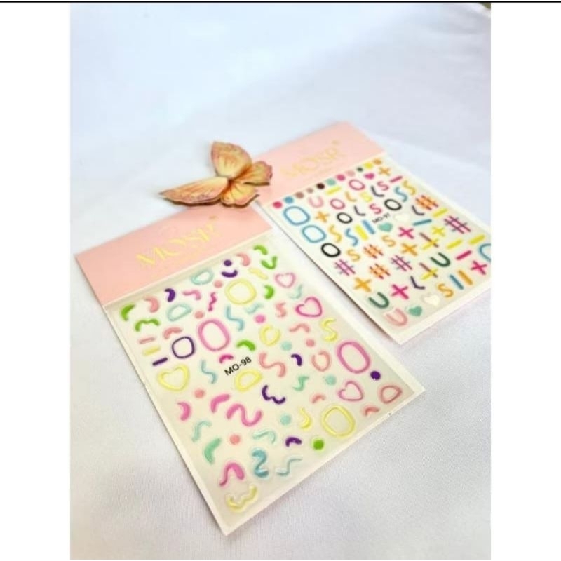 ACCESORIES STICKER EMBOS NAIL ART AKSESORIES STICKER EMBOS ART