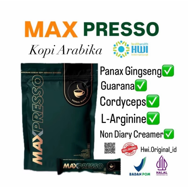 

MAXPRESSO || KOPI ARABICAUNTUKSTAMINAPRIA
