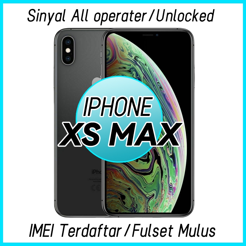 HP XSMAX iPhone XSMAX 64GB 256GB Second Bekas fulset Barang asli No Minus Bisa semua kartu ipxsmax