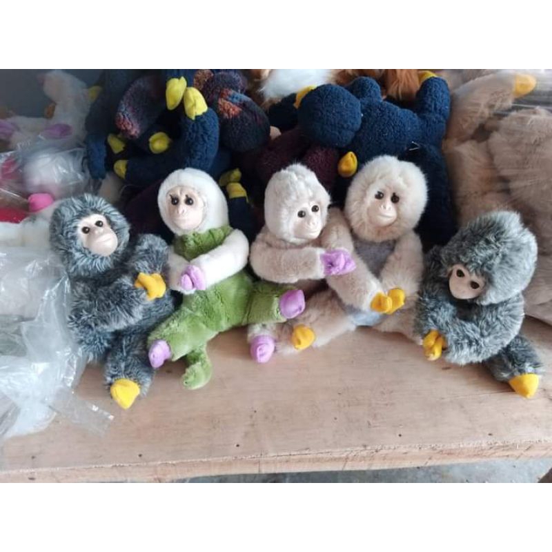 boneka monyet bulu korea lucu