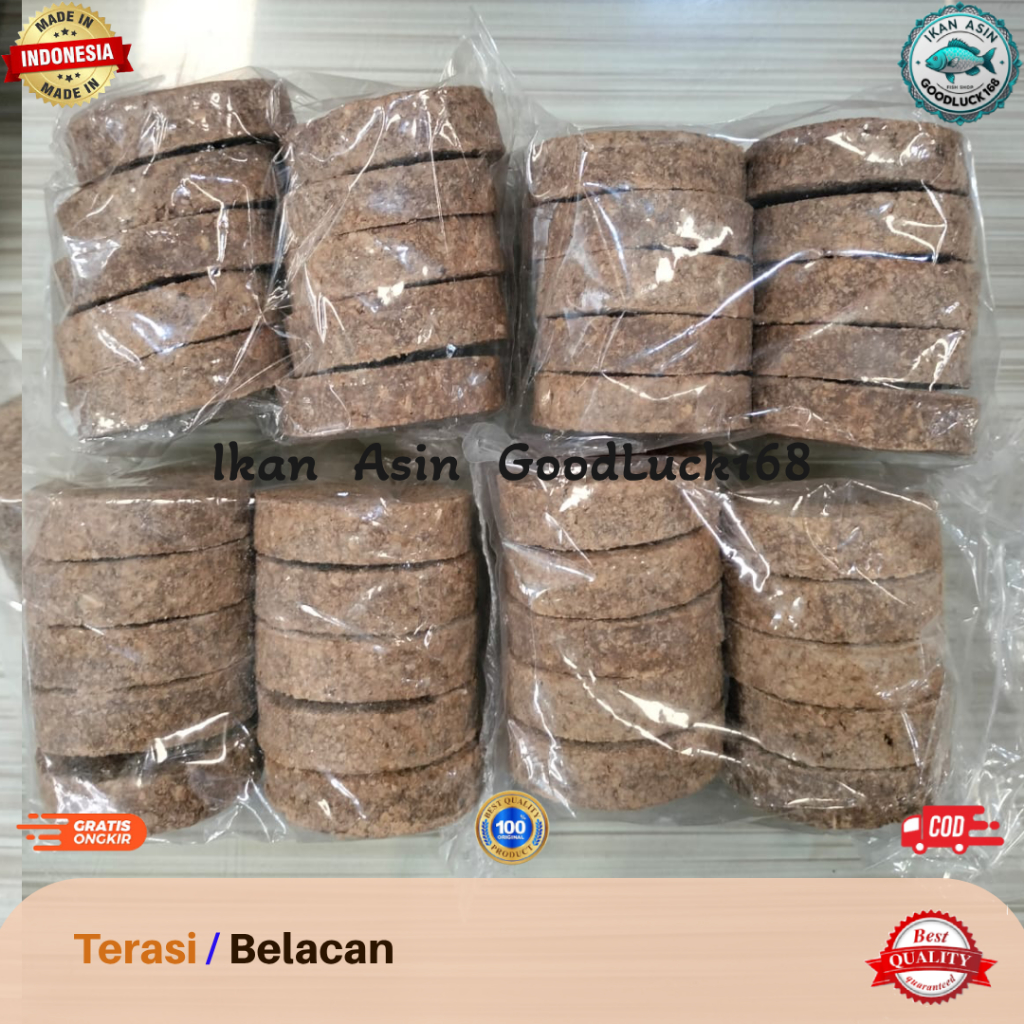 

Terasi Udang Kepingan Asli Bagansiapiapi 333 gram / Belacan / Trasi Udang Bagan / Terasi Enak