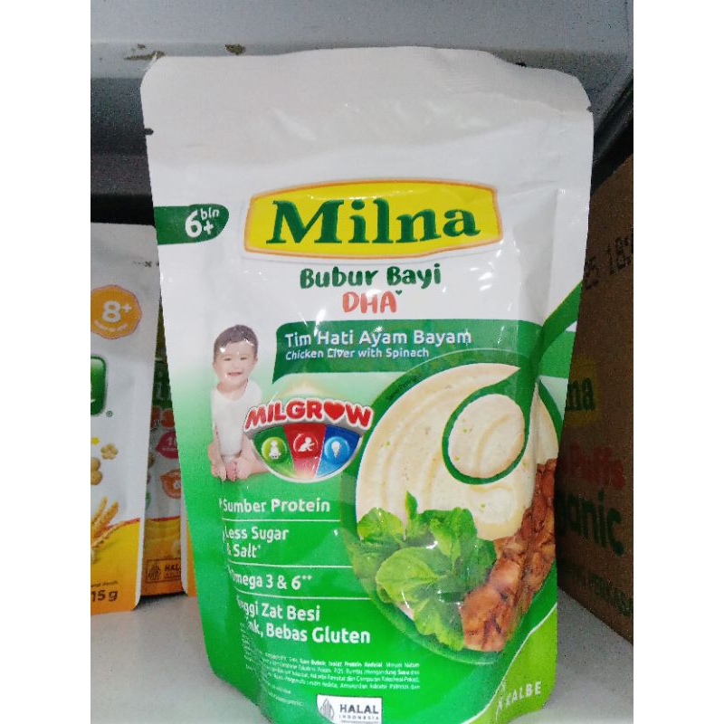 Milna bubur bayi + DHA 6+