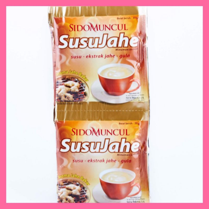 

minuman herbal bubuk susu jahe sidomuncul isi 10 sachet 27g