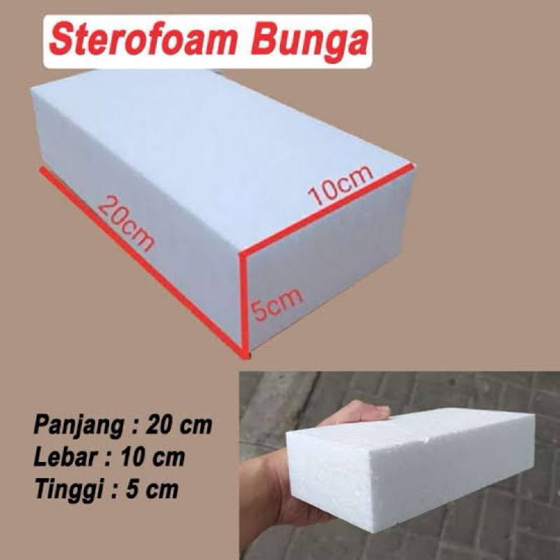 

Gabus Sterofoam Buket Bunga 20x10cm