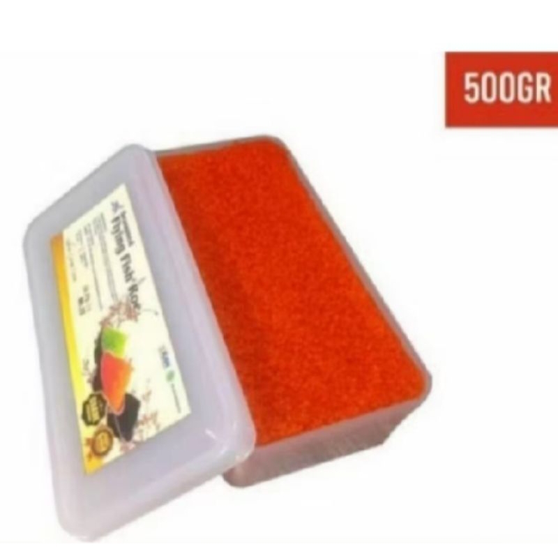 

TOBIKO (TELUR IKAN ORANGE ) 500GRAM