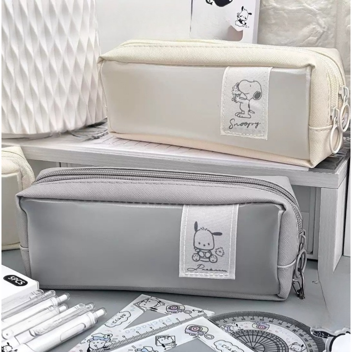 

CARAT Kotak pensil tembus pandang / kotak pensil kapasitas besar yang lucu/alat tulis siswa bernilai tinggi dua lapis / kotak pensil tas kotak sederhana