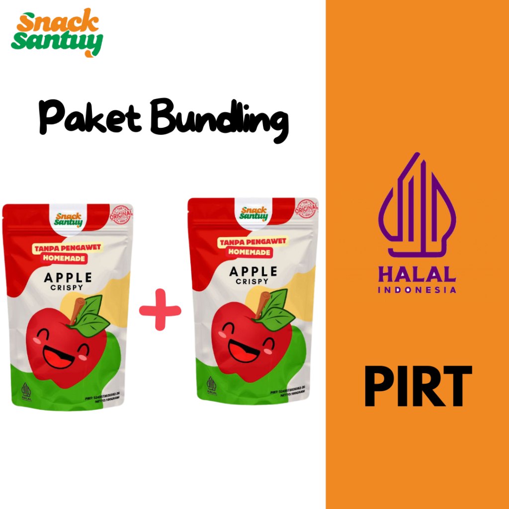 

SNACK SANTUY Apel Crispy 100 gram PAKET BUNDLING
