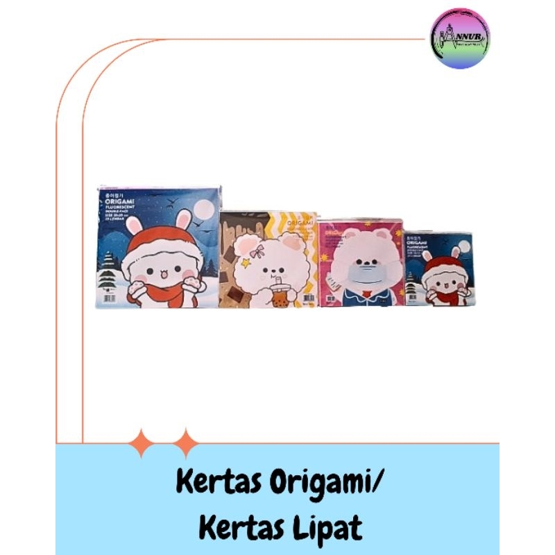 

Kertas Origami/Kertas Lipat Interfancy Ukuran 20x20, 16x16, 14x14, 12x12 cm