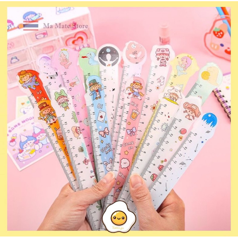 

Penggaris Lucu 15 Cm / Penggaris Plastik Funny Karakter / Penggaris Sekolah Kantor / Penggaris Bermotif Lucu