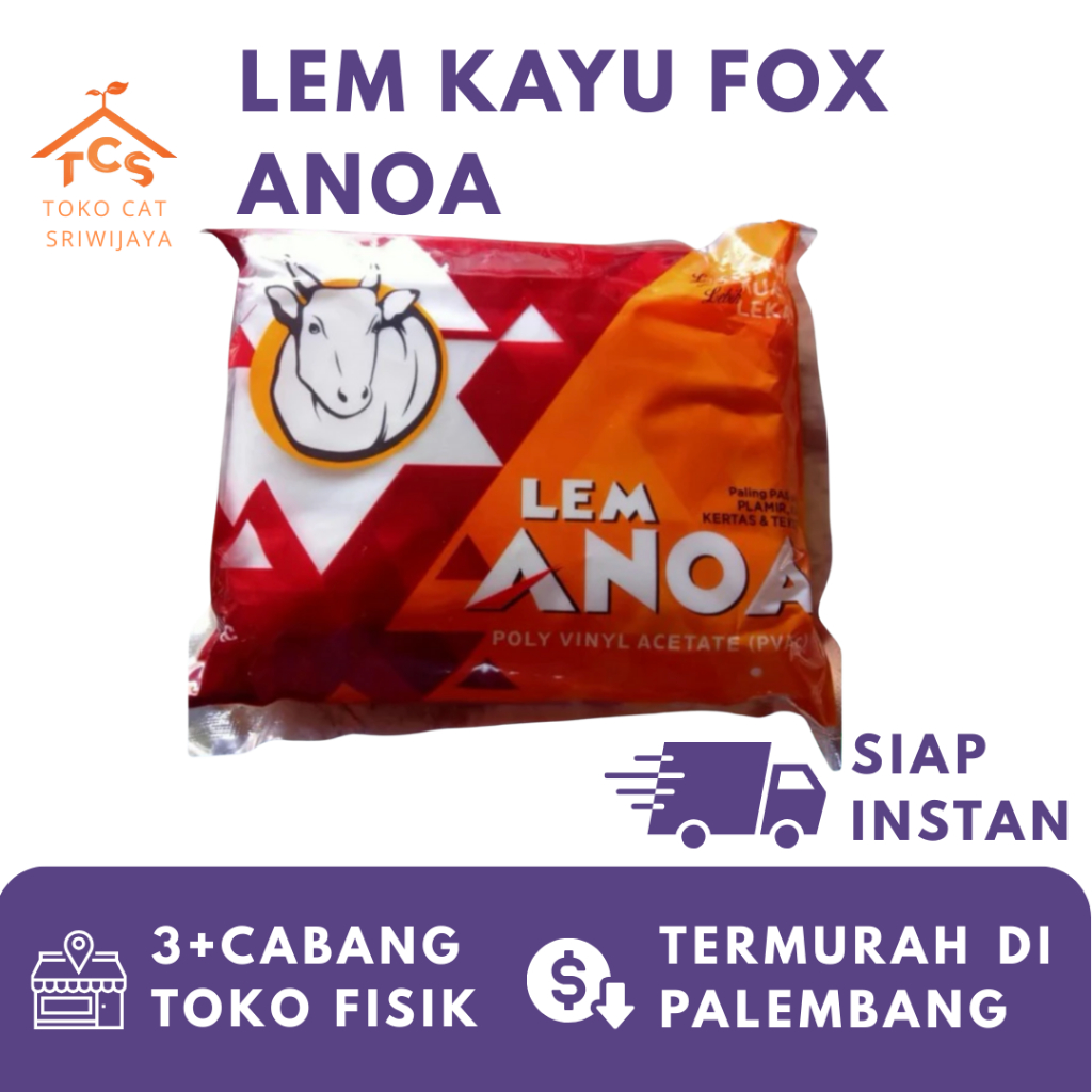 LEM KAYU FOX MERK ANOA BESAR DAN KECIL