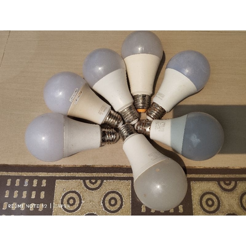 led off/mati 15watt bahan servis non philips